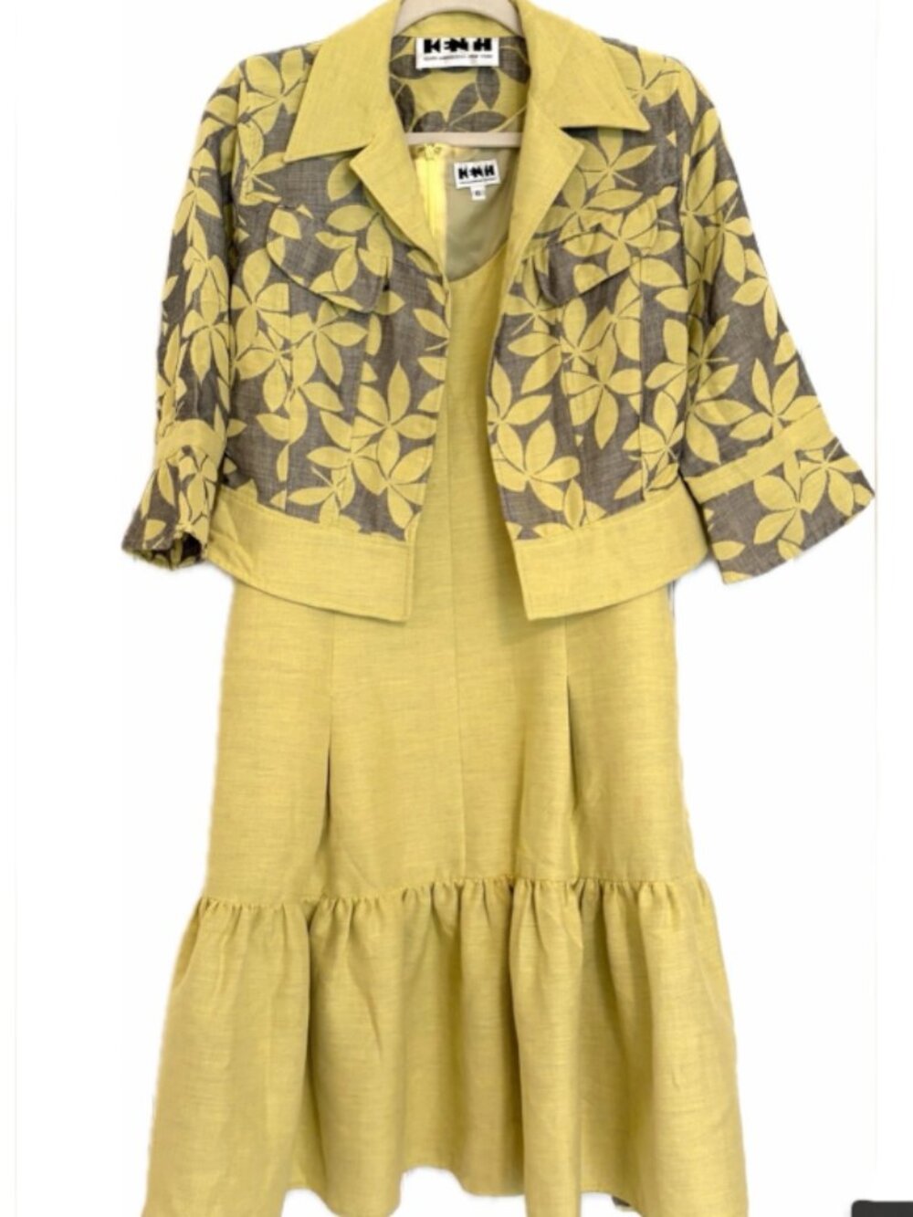 Vintage Knth Anderson 100% Cotton Dress & Jacket Set